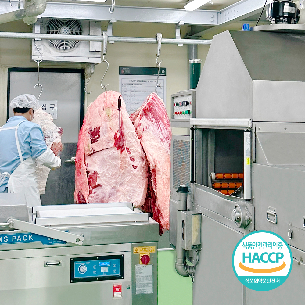 원물이 걸린 HACCP 작업장